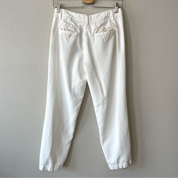 Anthropologie White Scout Tapered Ankle Pants - Size: 26 - Picture 2 of 12